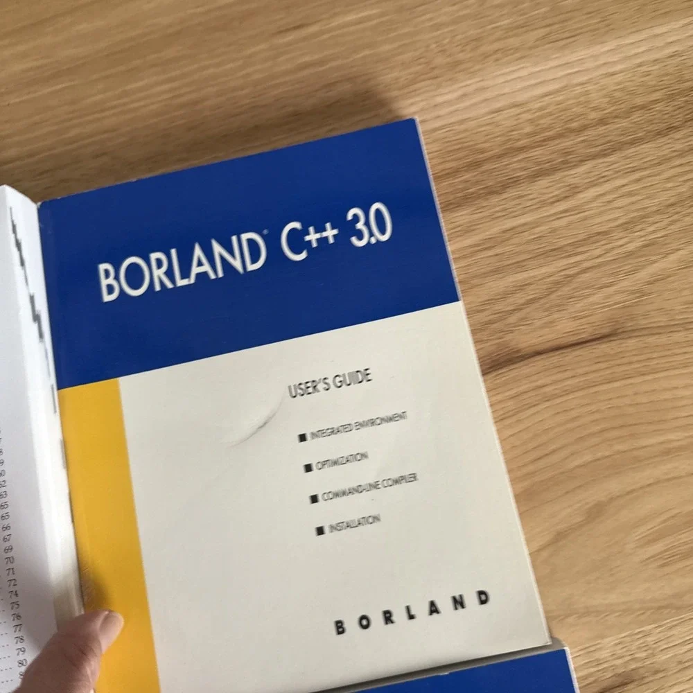 Lot Of 4 Borland C++ 3.0 User Guides Programmer's Library Reference Tools Guide